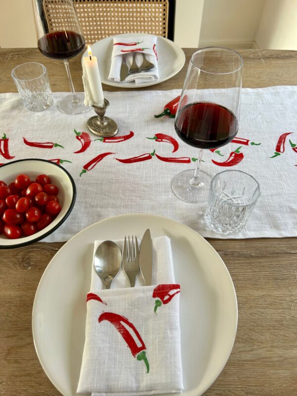 tafelloper servet pepper
